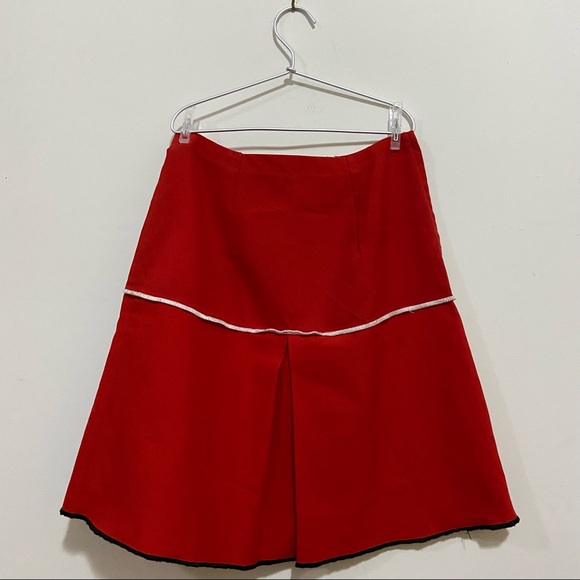 Moshood Creations Summer Red Skirt - Picture 2 of 5